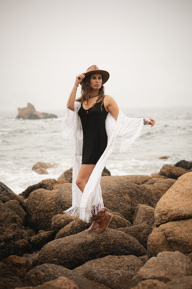 Kimono Flecos IANSA white